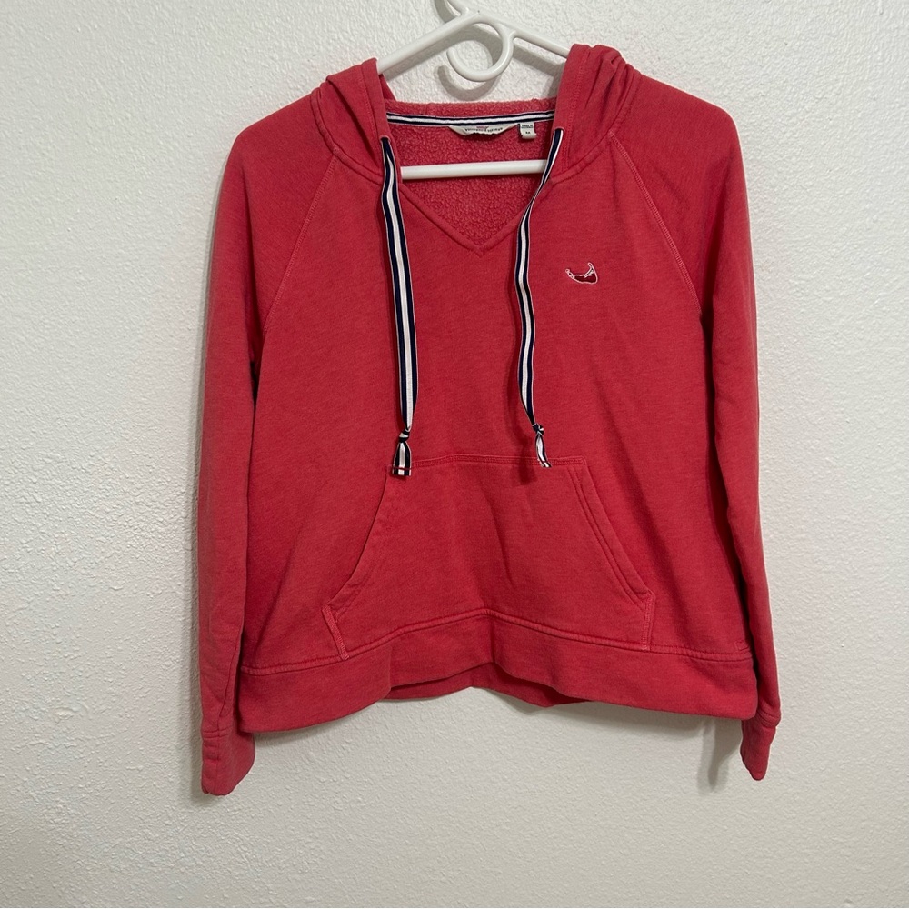 Vineyard Vines Girls Salmon Pink Hoodie Size M